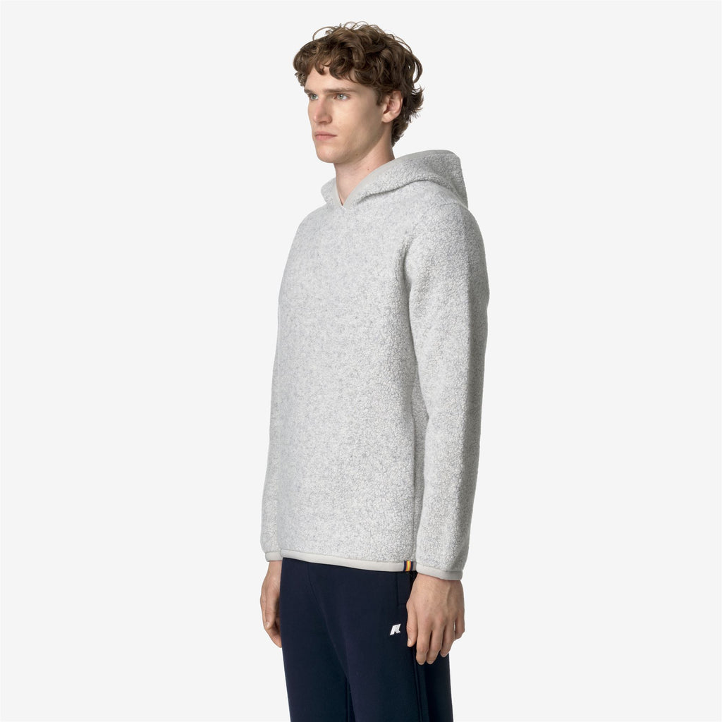 Fleece_MAN_ERNIE WOOL FLEECE_Pull Over_Lt grey mel - Grey Mid - Commercial 5