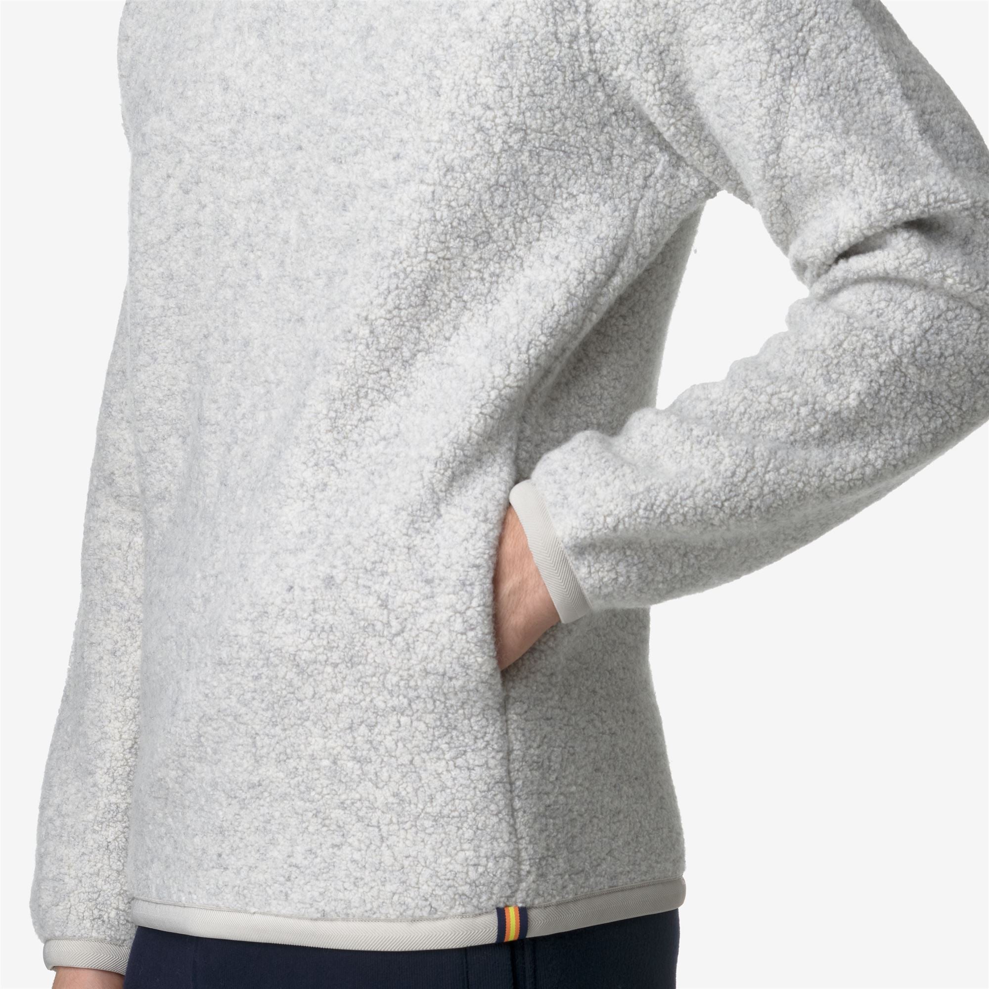 Fleece_MAN_ERNIE WOOL FLEECE_Pull Over_Lt grey mel - Grey Mid - Commercial 7