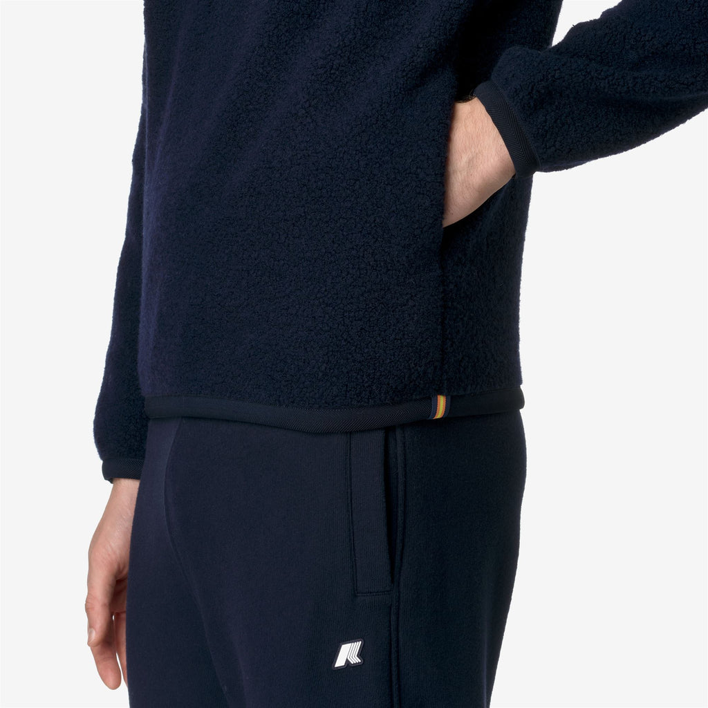 Fleece_MAN_ERN WOOL FLEECE_Pull Over_Blue Depth - Commercial 7