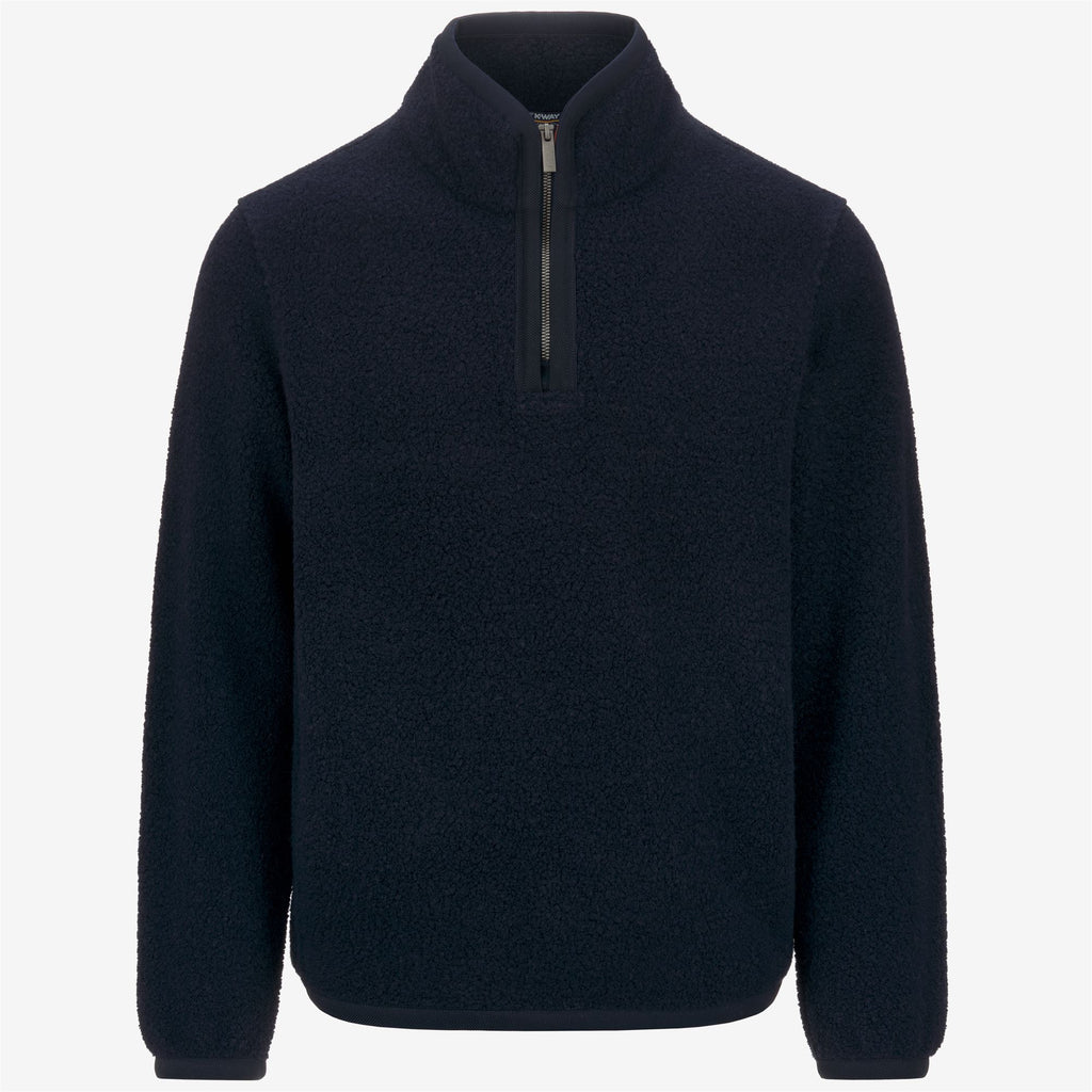 Fleece_MAN_ERN WOOL FLEECE_Pull Over_Blue Depth - Commercial 1