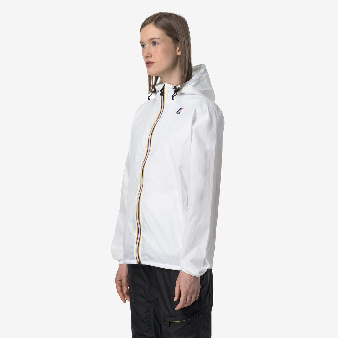 Grey White Unisex Packable Weather-Resistant Jacket main