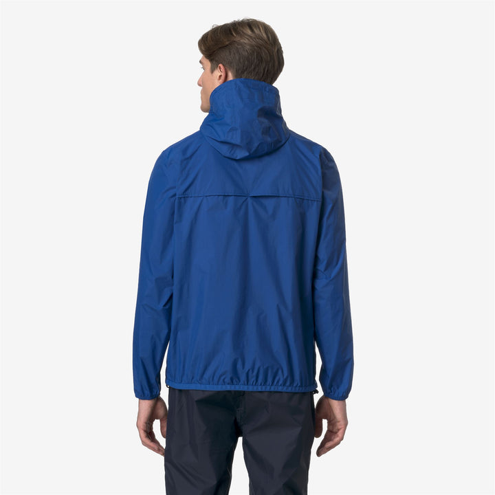 Chaqueta resistente al clima plegable unisex azul real 6