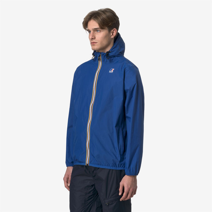 Chaqueta resistente al clima plegable unisex azul real 5