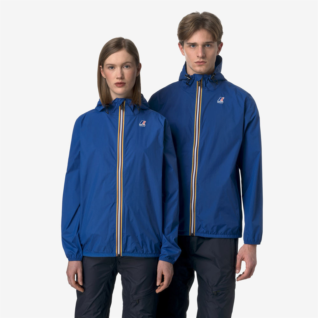 Chaqueta resistente al clima plegable unisex azul real main