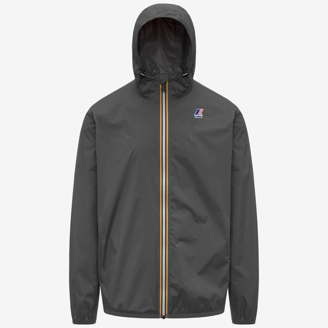 Grey unisex K-Way Packable Weather-Resistant Jacket 01