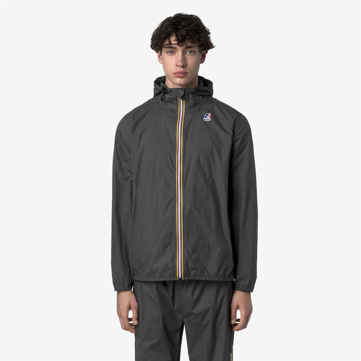 Chaqueta unisex gris plegable y resistente a la intemperie K-Way 4