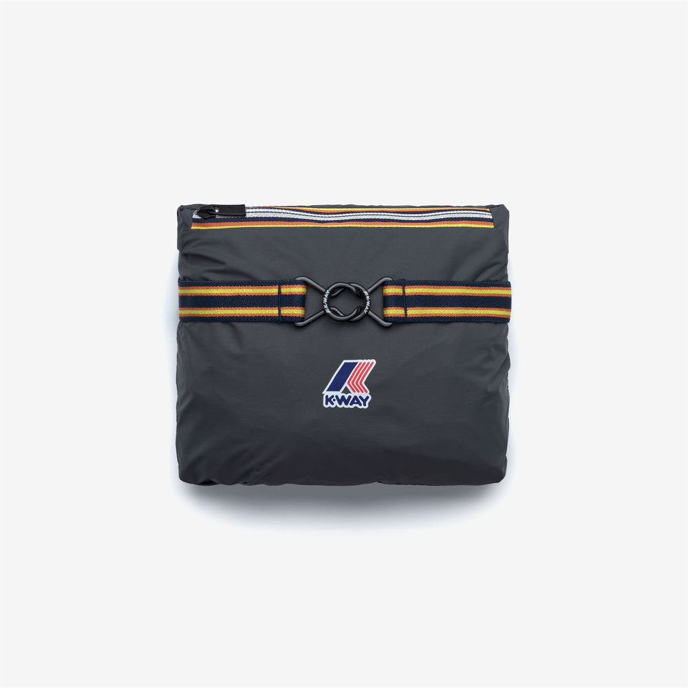 Grey unisex K-Way Packable Weather-Resistant Jacket 02