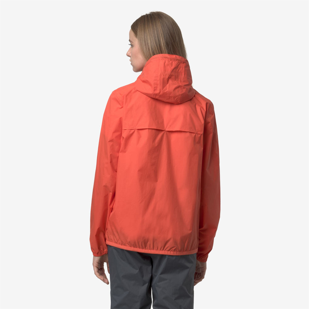 Orange unisex packable weather-resistant mid jacket 02