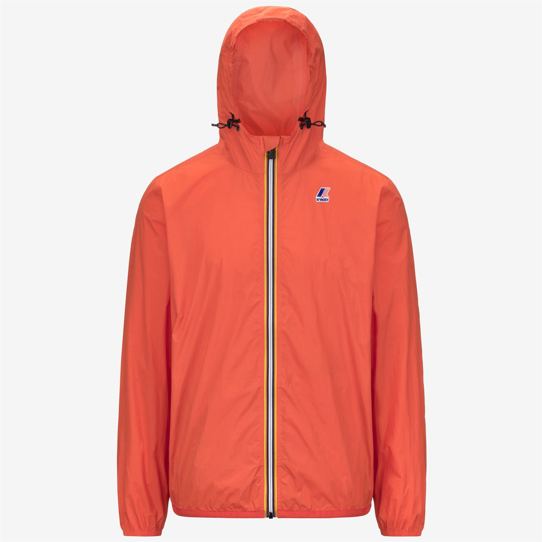 Chaqueta intermedia unisex plegable, resistente a la intemperie, de color naranja 01