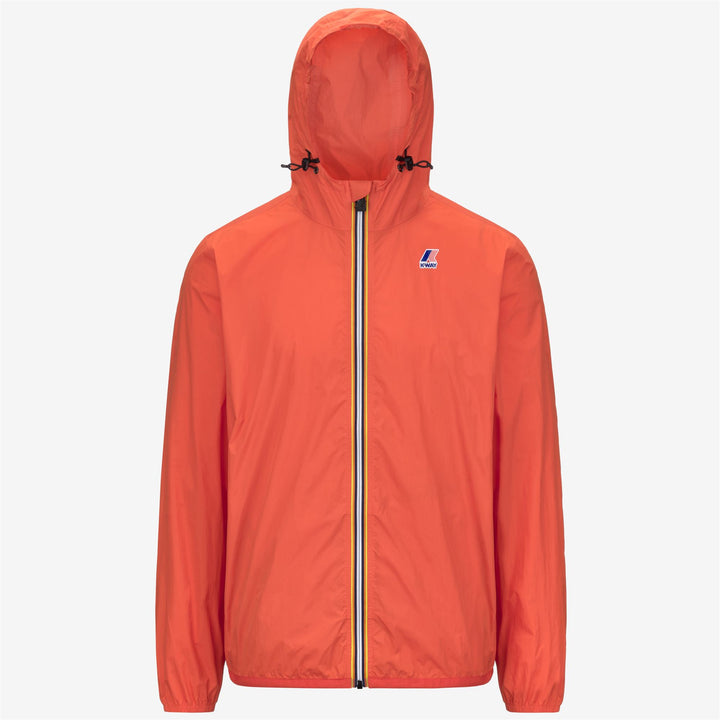 Chaqueta intermedia unisex plegable, resistente a la intemperie, de color naranja 1