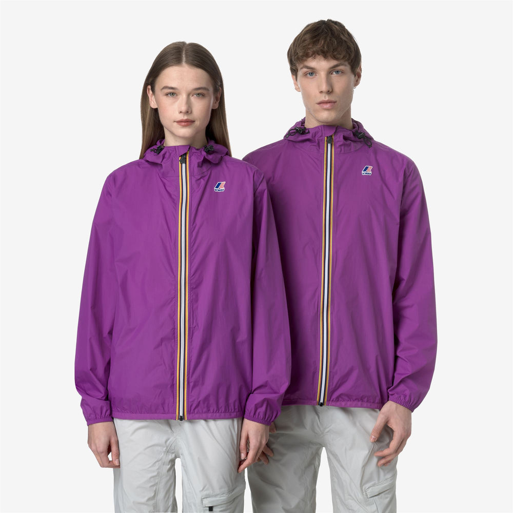 Violet Unisex Packable Weather-Resistant Jacket 02