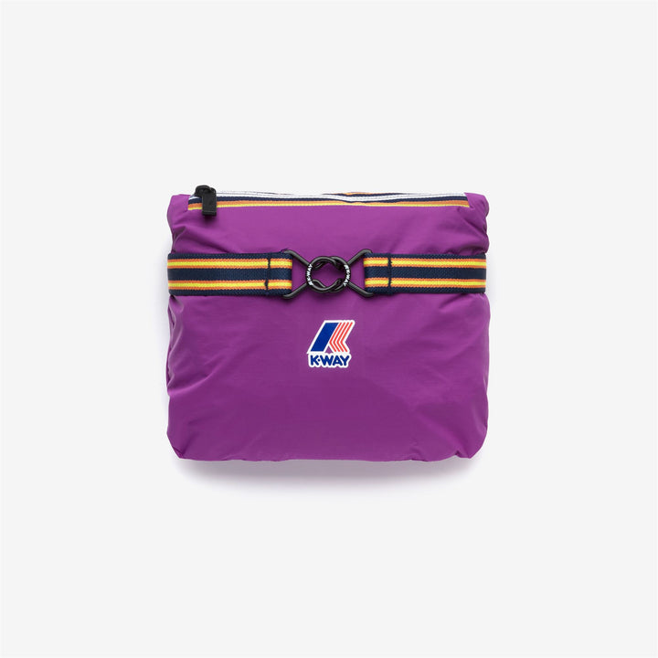 Chaqueta violeta unisex resistente al agua y plegable 2