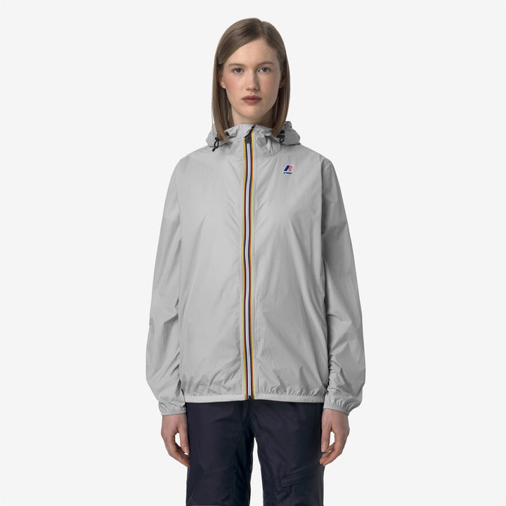 Chaqueta gris unisex resistente al clima y plegable 4