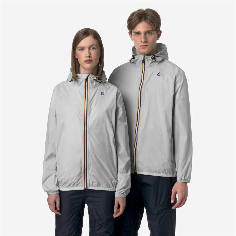 Grey Unisex Packable Weather-Resistant Jacket 02