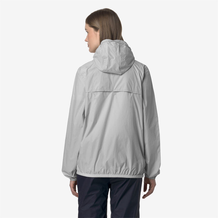 Chaqueta gris unisex resistente al clima y plegable 6