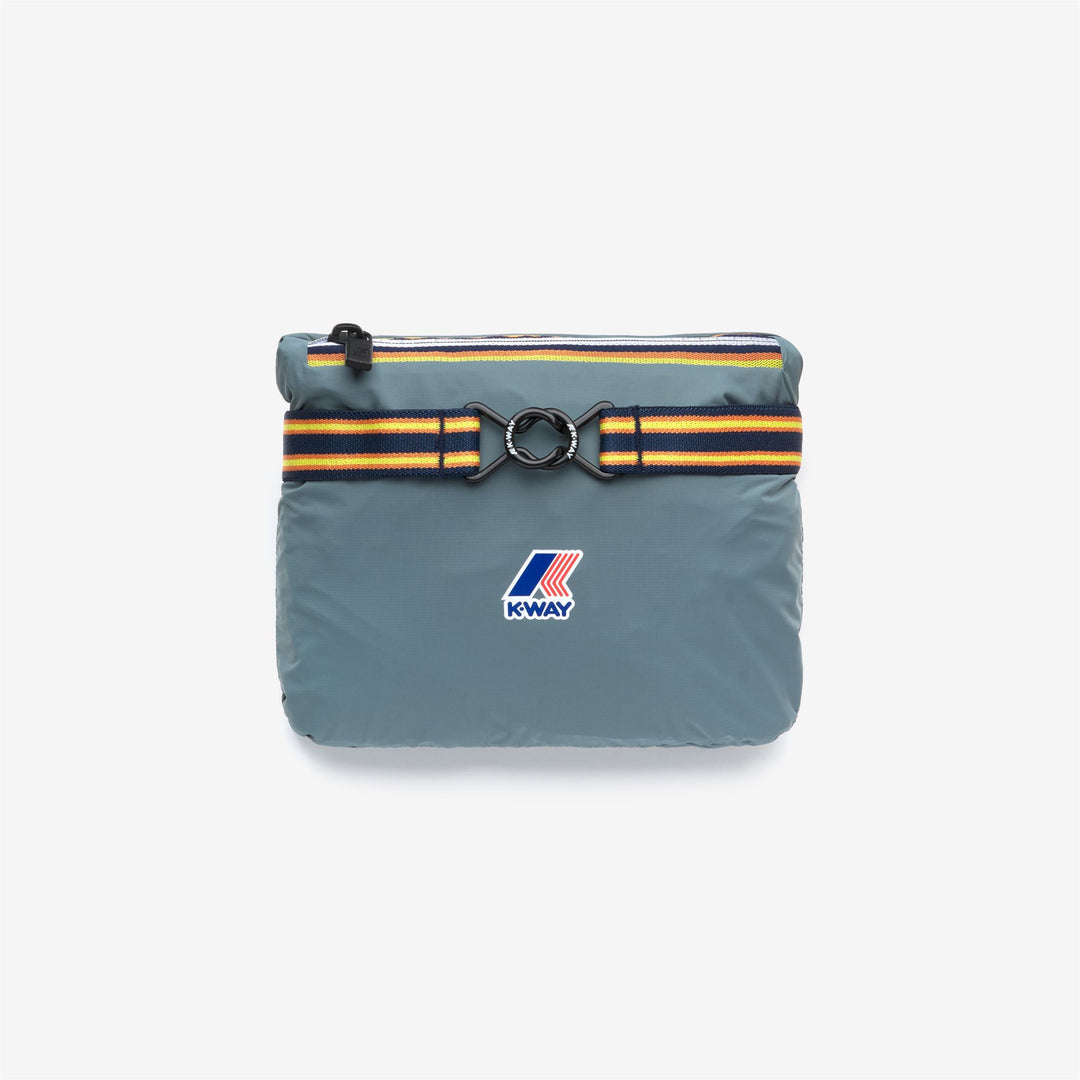 Chaqueta unisex plegable resistente al clima azul-verde main