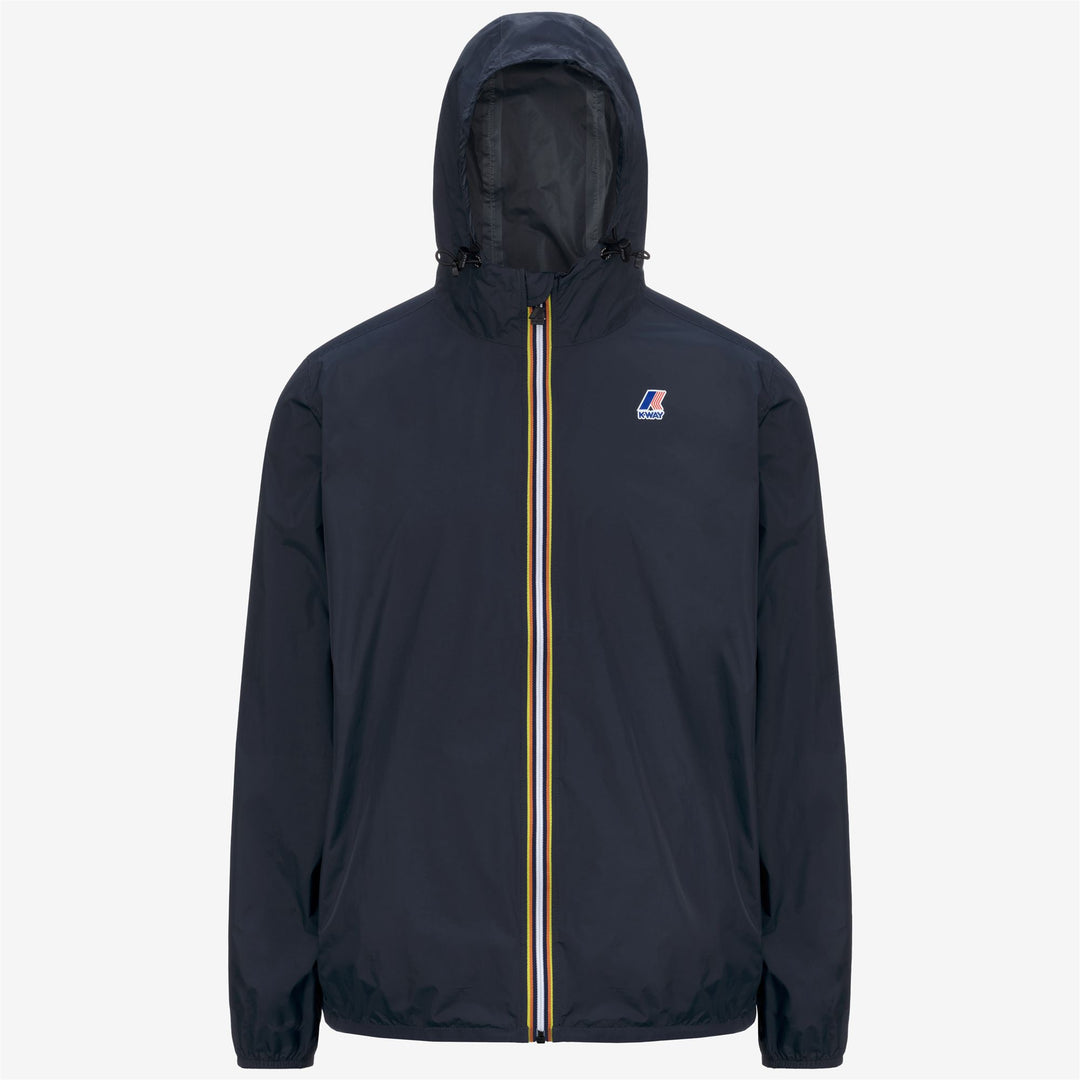 Blue Unisex Packable Weather-Resistant Jacket 01