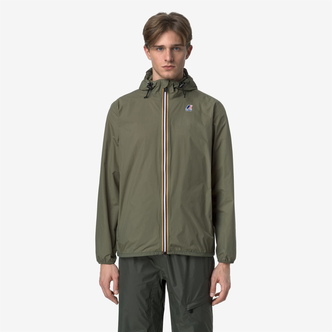 Giacca Unisex Ripiegabile Resistente Alle Intemperie Verde Lichene main