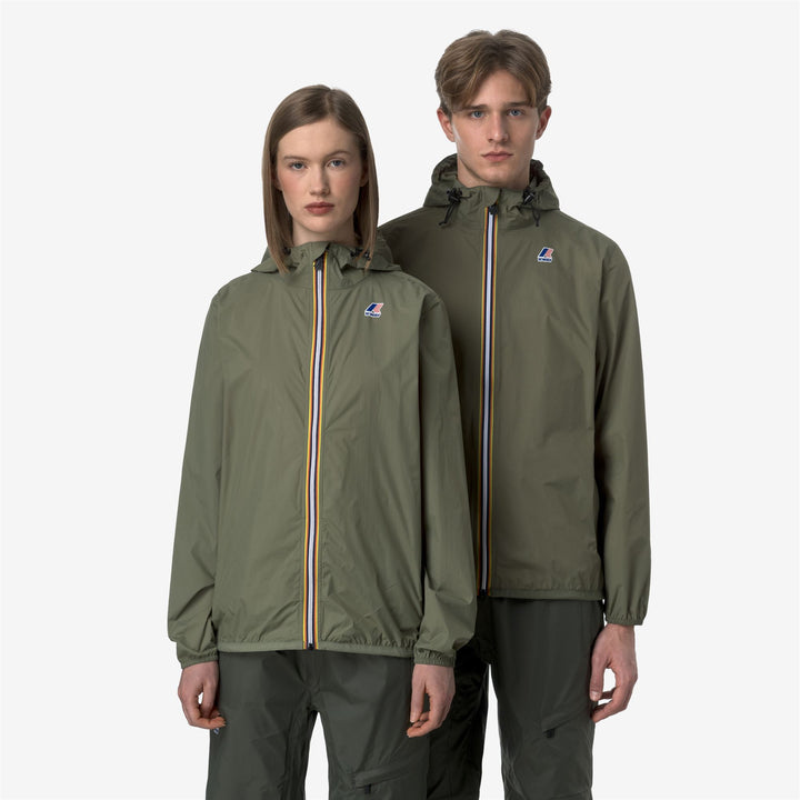 Lichen Green Unisex Packable Weather-Resistant Jacket 1
