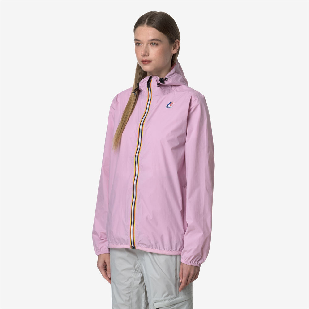 Lavender pink Unisex Packable Weather-Resistant Jacket 02