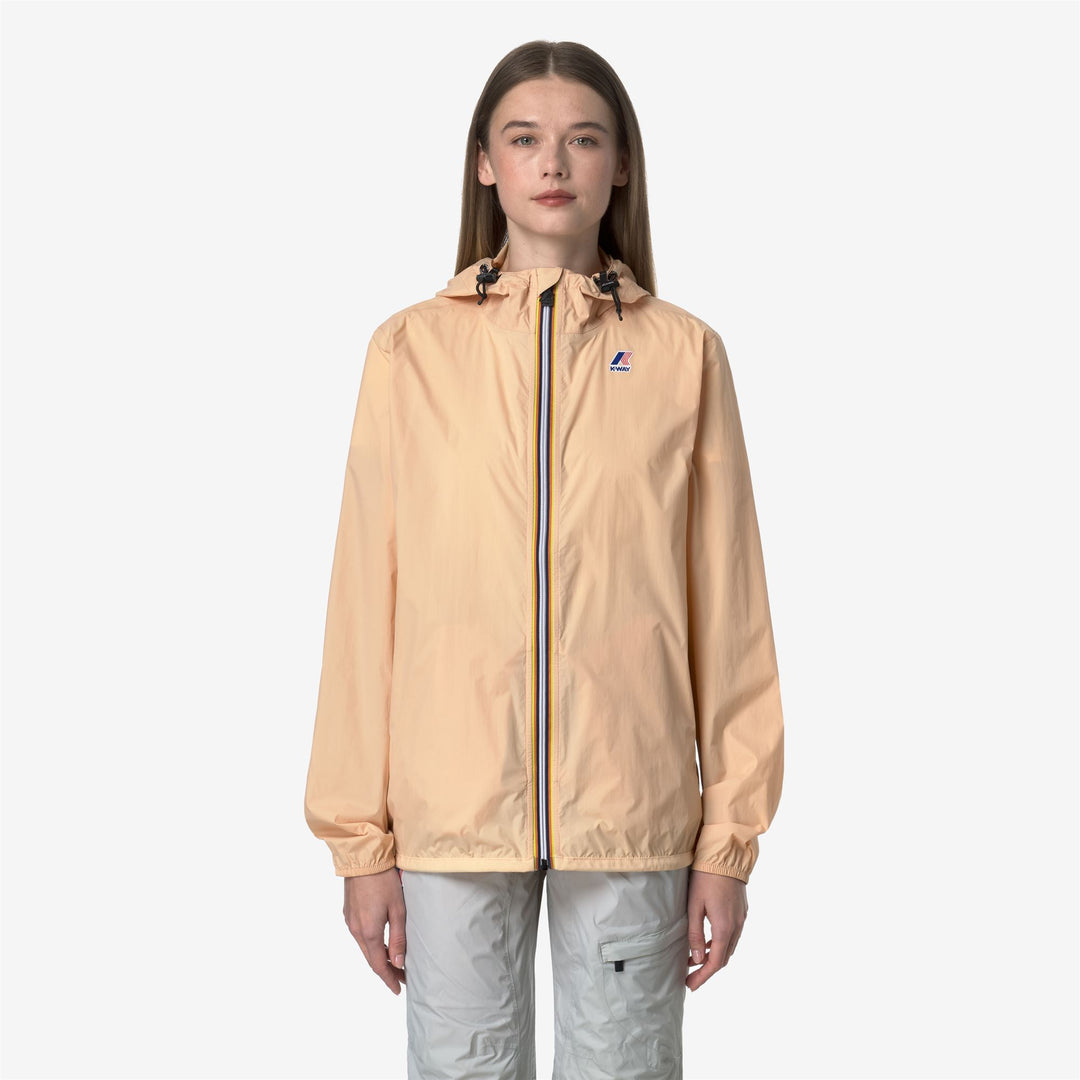 Chaqueta unisex plegable beige resistente a la intemperie main