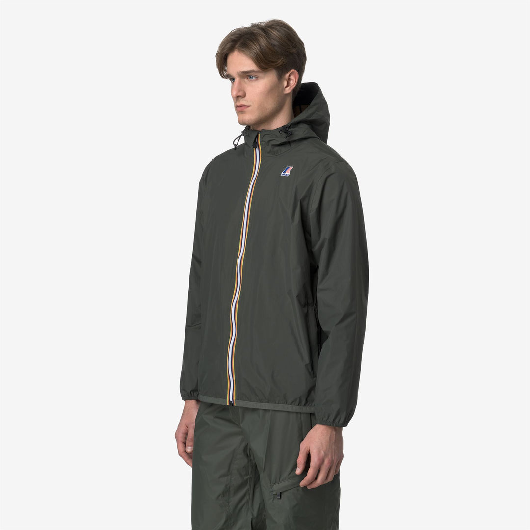 Giacca Unisex Ripiegabile Resistente Alle Intemperie Verde Scuro main