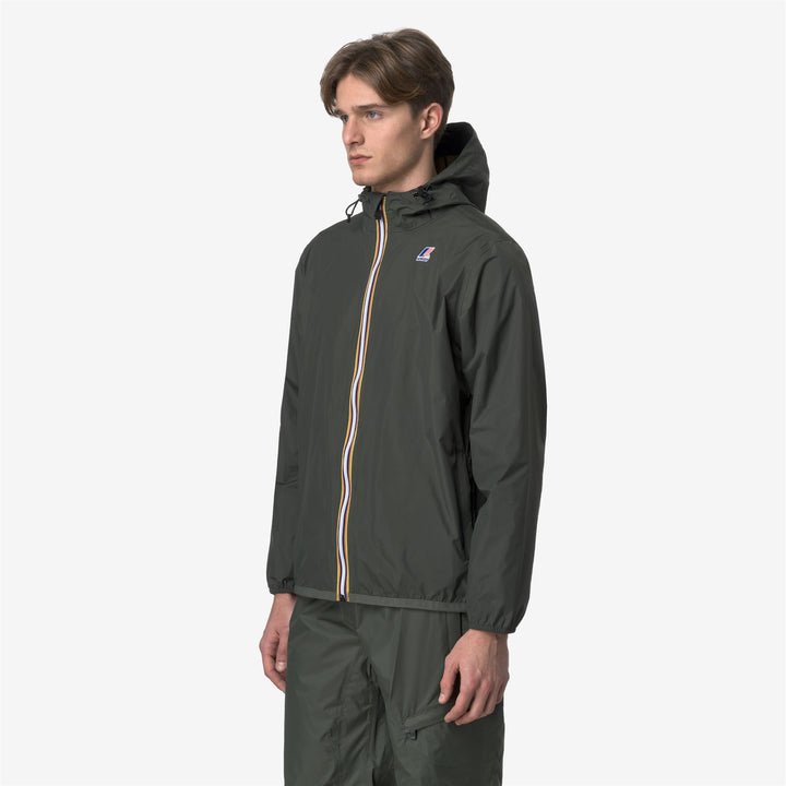 Giacca Unisex Ripiegabile Resistente Alle Intemperie Verde Scuro 5