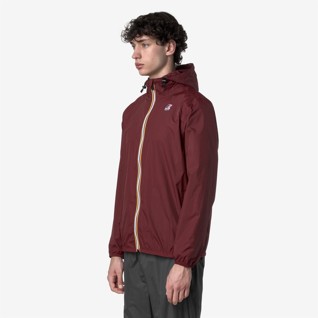 Chaqueta impermeable unisex roja K-Way Claude Mid main