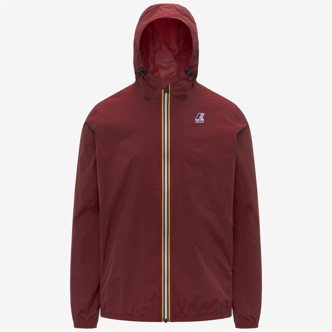 Chaqueta impermeable unisex roja K-Way Claude Mid 01