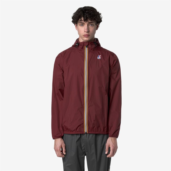 Chaqueta impermeable unisex roja K-Way Claude Mid 4