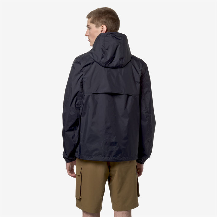 Blue Green Men's Reversible Waterproof Short Jacket 3