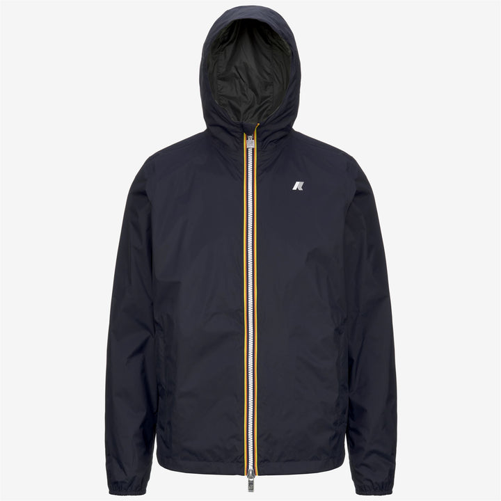 Blue Green Men's Reversible Waterproof Short Jacket 5