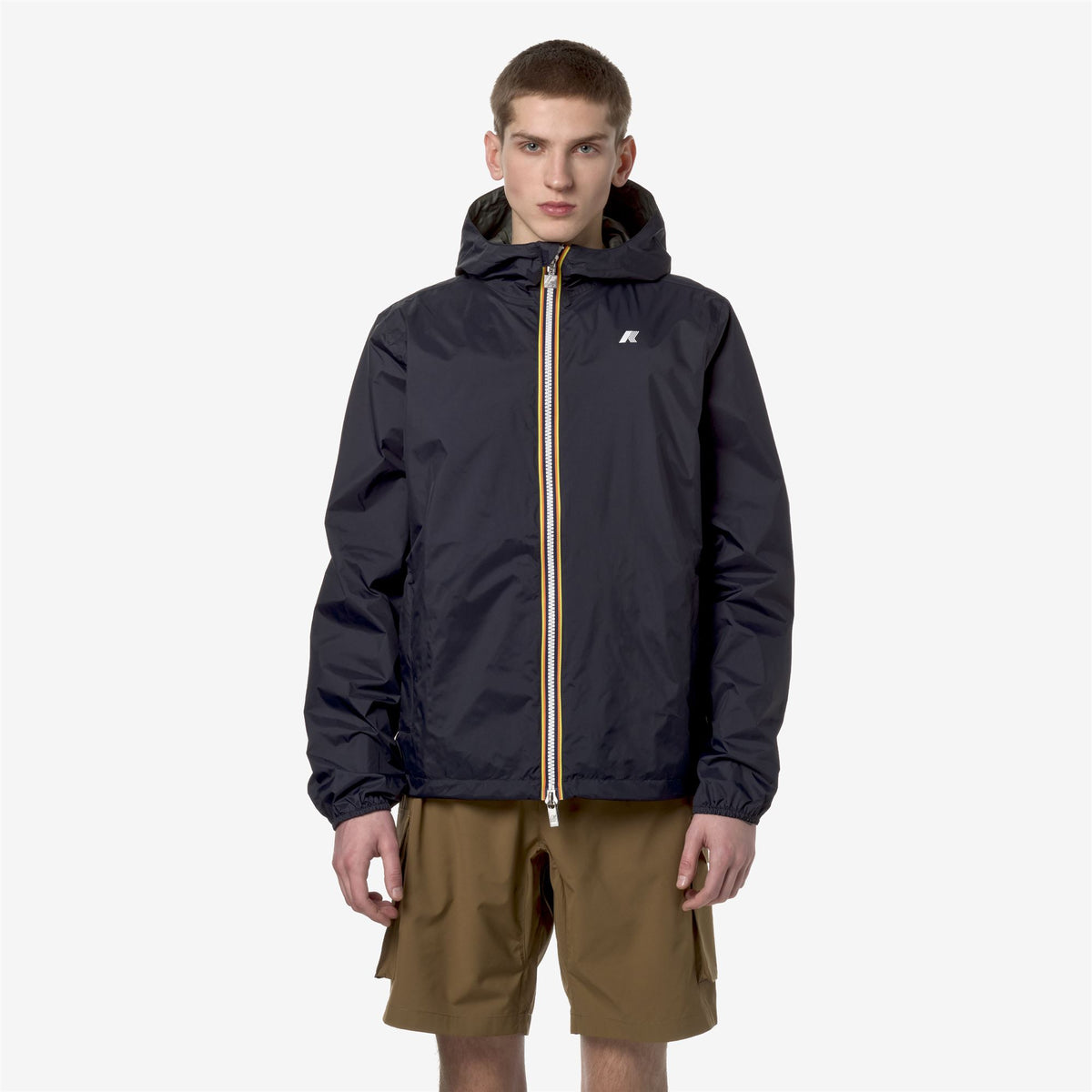 Jackets_MAN_JAKE PLUS.2 DOUBLE_Short_Blue D-Green B - Commercial 4