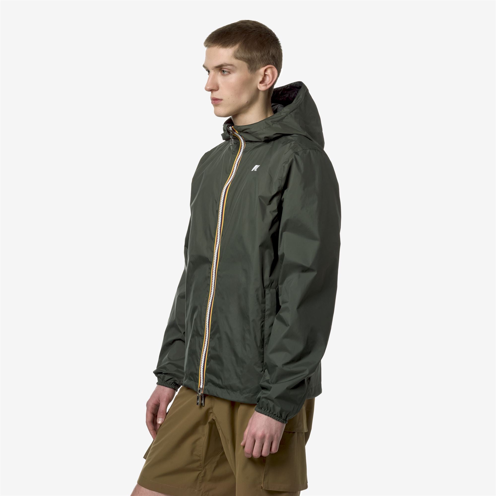Jackets_MAN_JAKE PLUS.2 DOUBLE_Short_GREEN BLACKISH  - Black Pure - Commercial 5