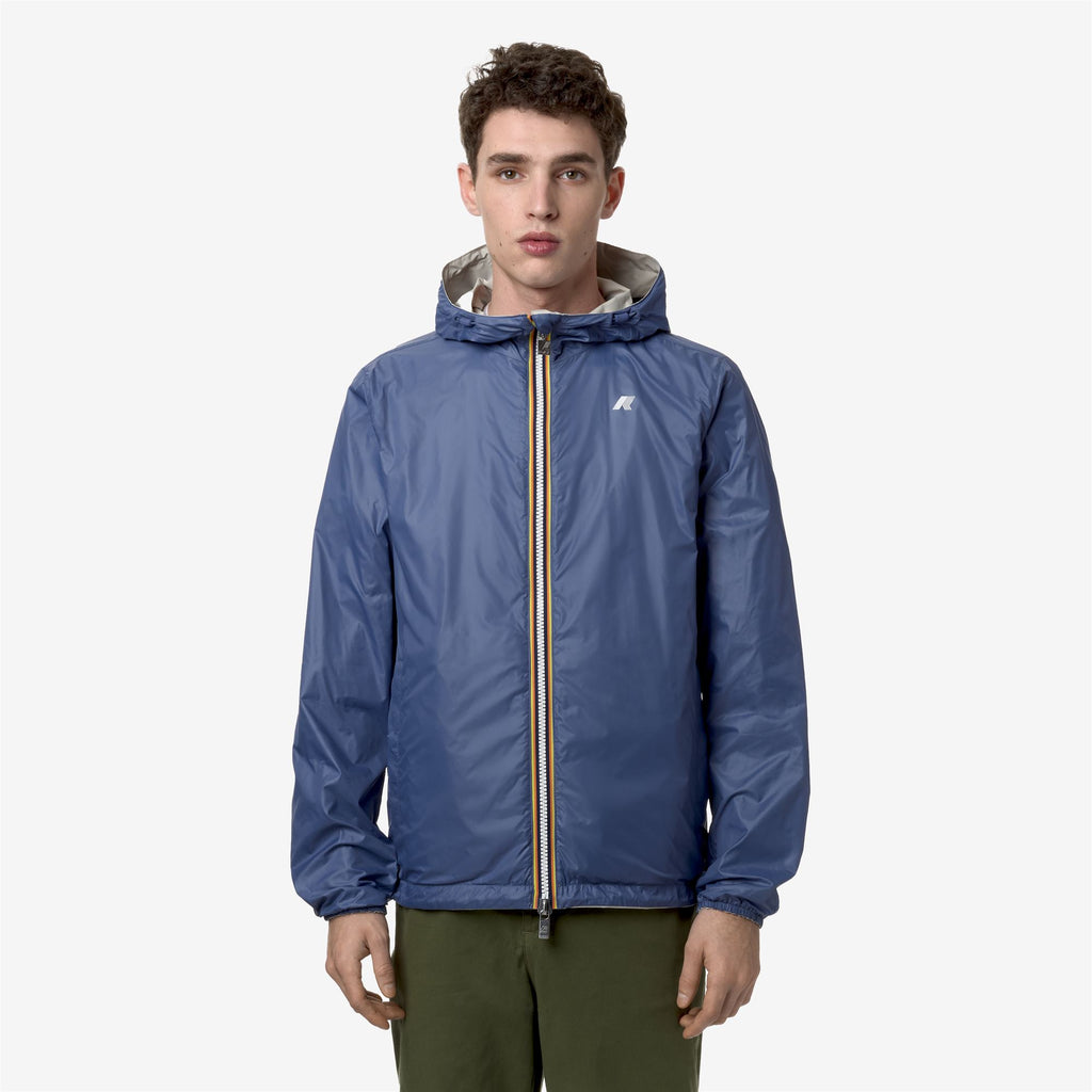 Jackets_Man_JAKE PLUS.2 DOUBLE_Short_Beige L-Blue F - Commercial 7