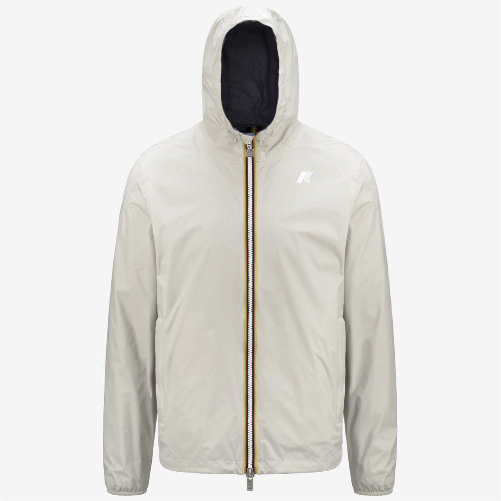 Jackets_Man_JAKE PLUS.2 DOUBLE_Short_Beige L-Blue F - Commercial 1