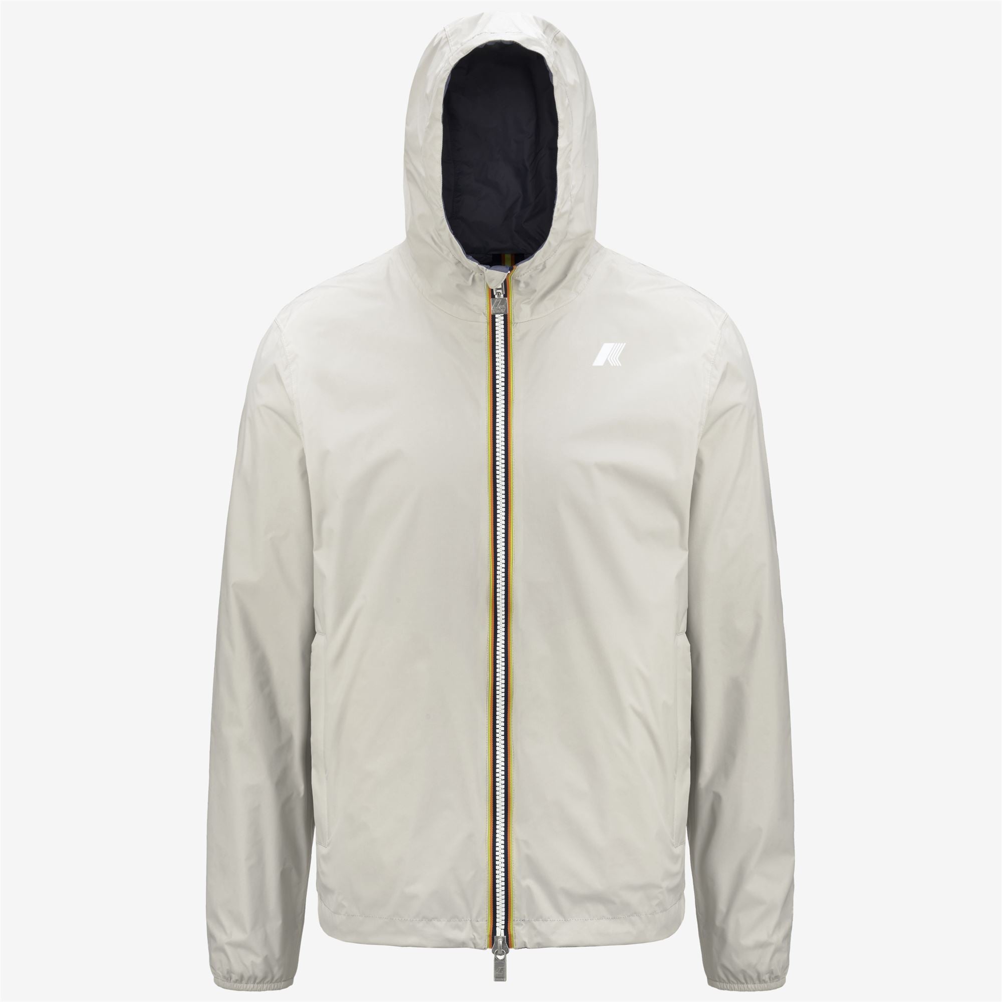 Jackets_Man_JAKE PLUS.2 DOUBLE_Short_Beige L-Blue F - Commercial 1