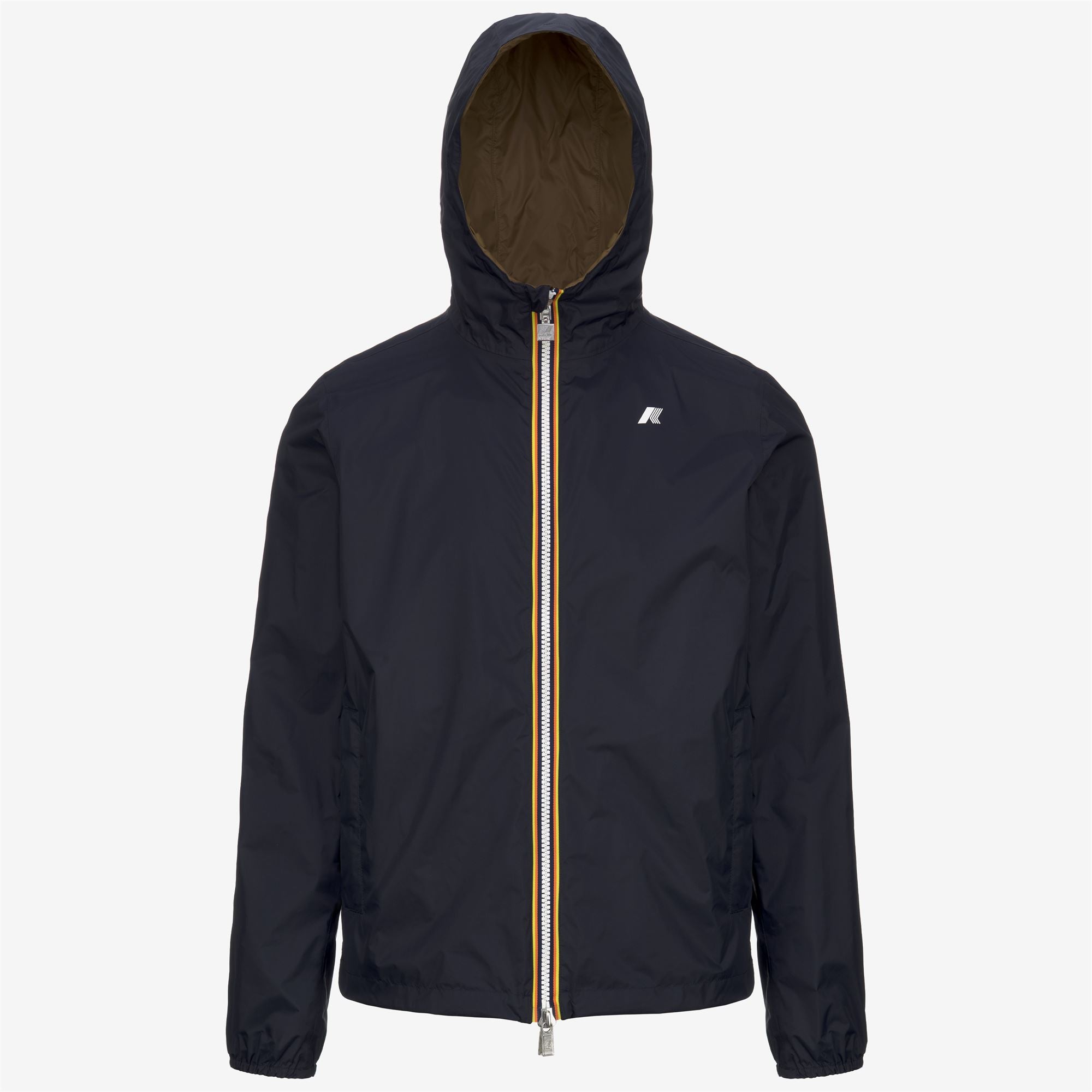 Jackets_Man_JAKE PLUS.2 DOUBLE_Short_Blue D-Brown C - Commercial 1