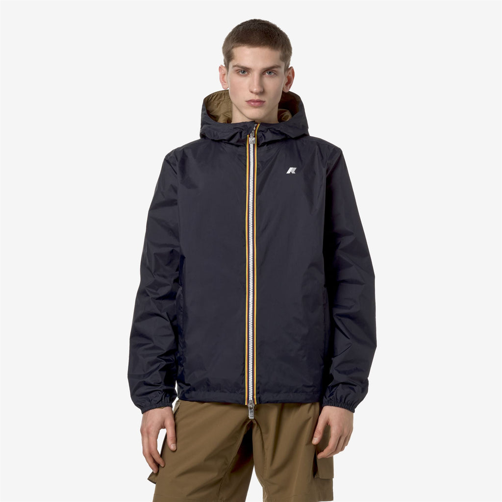 Jackets_Man_JAKE PLUS.2 DOUBLE_Short_Blue D-Brown C - Commercial 4