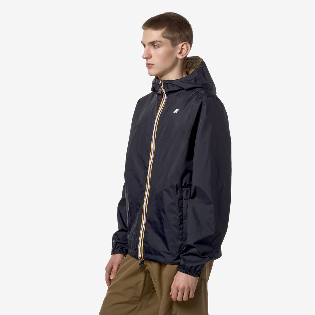 Jackets_Man_JAKE PLUS.2 DOUBLE_Short_Blue D-Brown C - Commercial 5