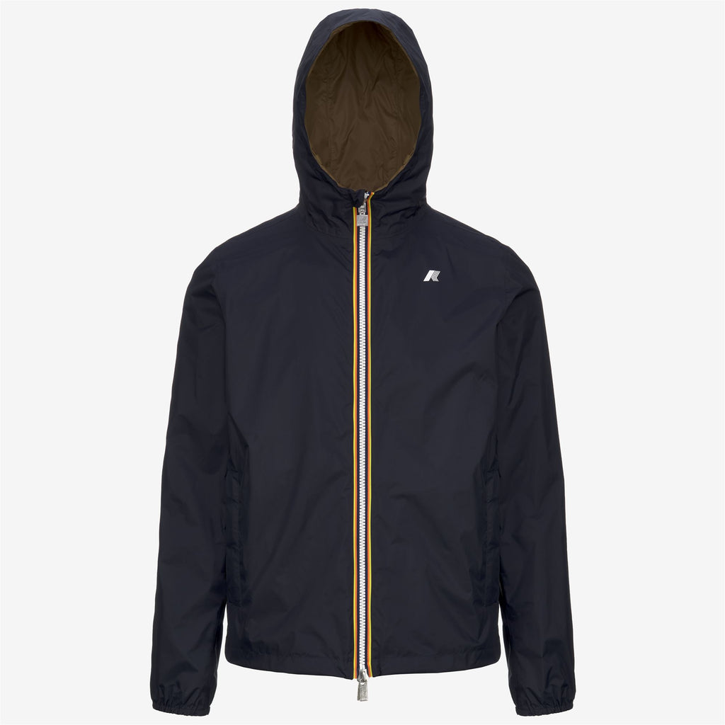 Jackets_Man_JAKE PLUS.2 DOUBLE_Short_Blue D-Brown C - Commercial 1