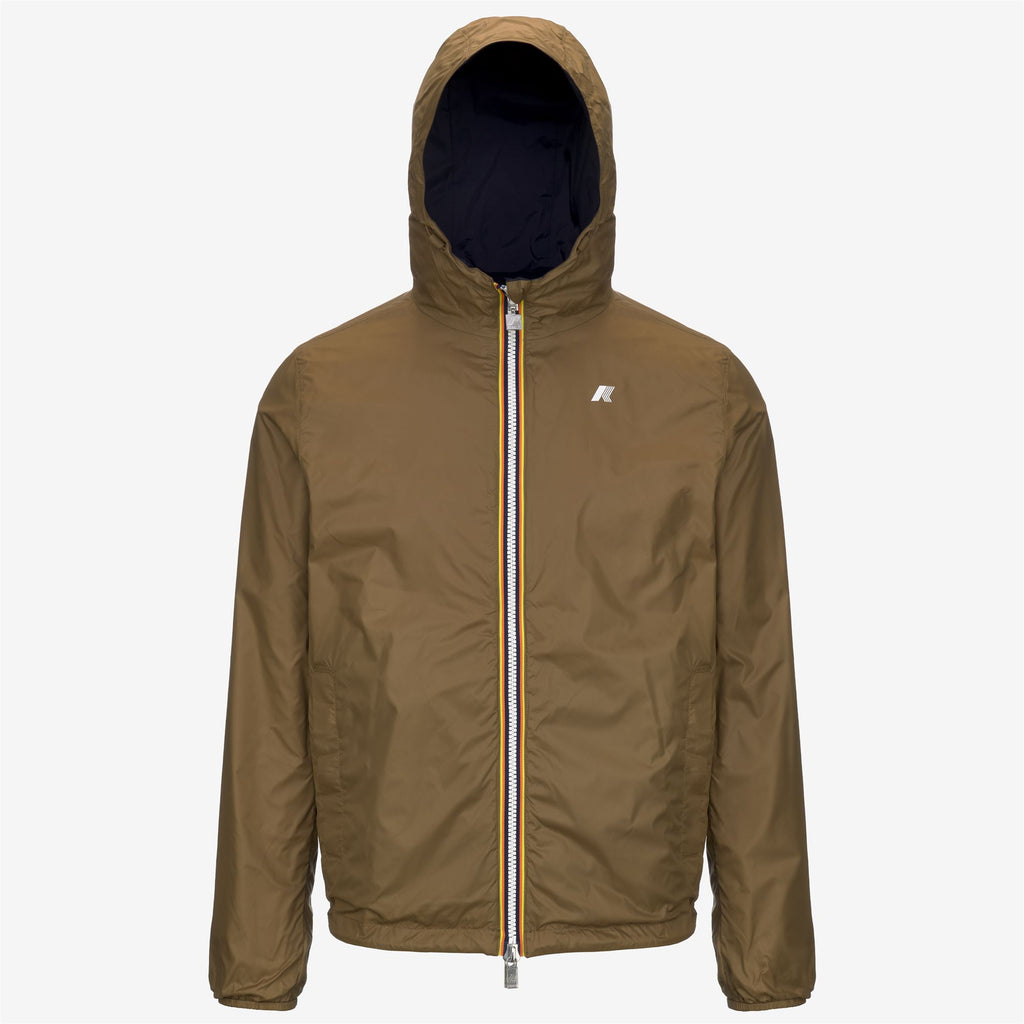 Jackets_Man_JAKE PLUS.2 DOUBLE_Short_Blue D-Brown C - Commercial 2
