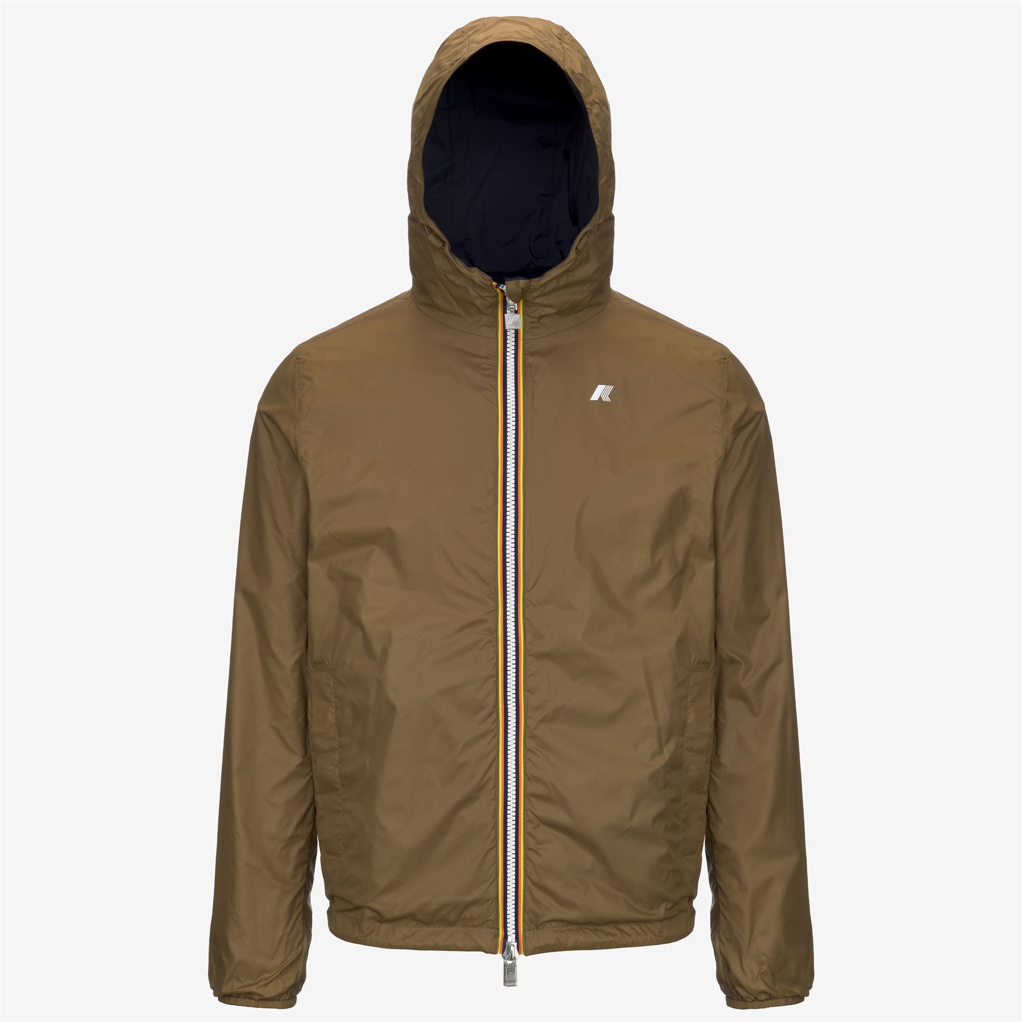 Jackets_Man_JAKE PLUS.2 DOUBLE_Short_Blue D-Brown C - Commercial 2