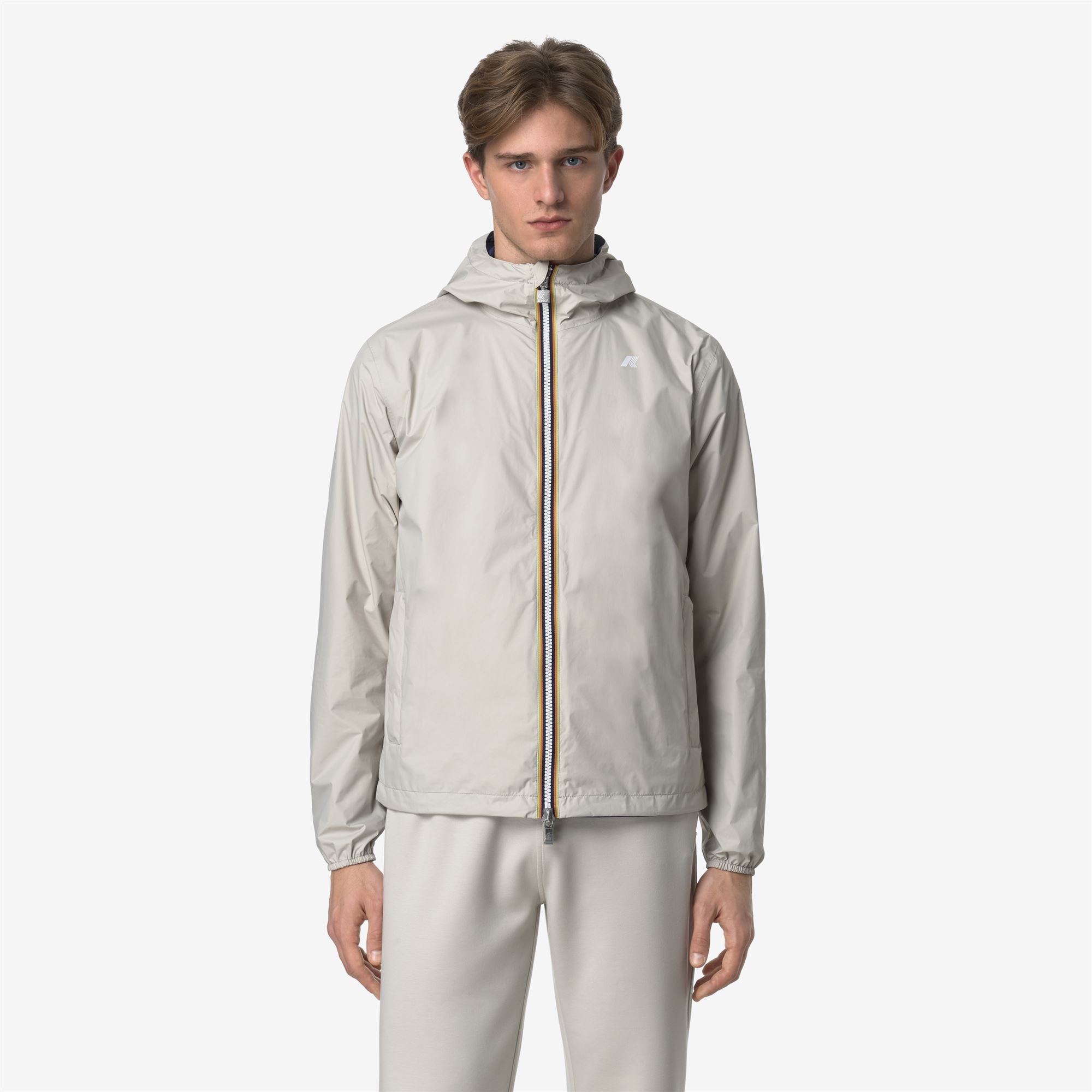 Jackets_MAN_JAKE PLUS.2 DOUBLE_Short_BEIGE LT - Blue Deep Cobalt - Commercial 4