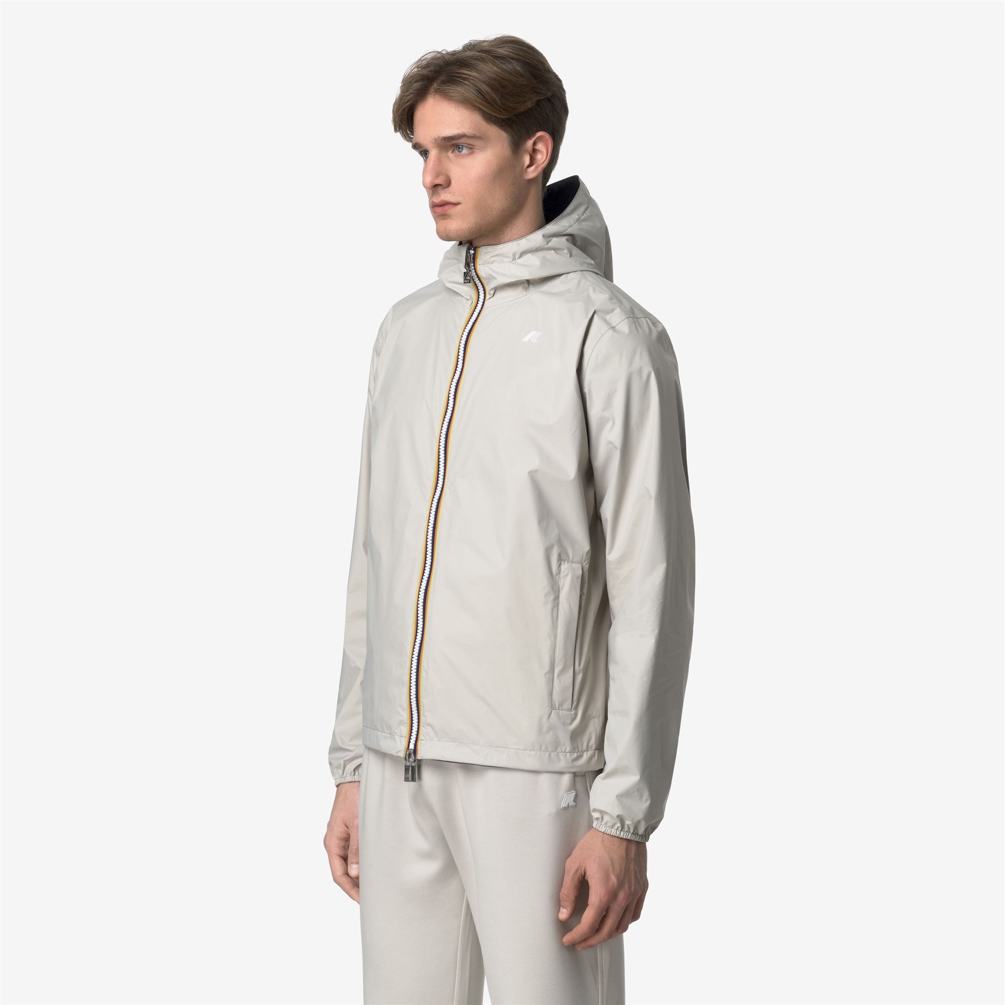 Jackets_MAN_JAKE PLUS.2 DOUBLE_Short_BEIGE LT - Blue Deep Cobalt - Commercial 5