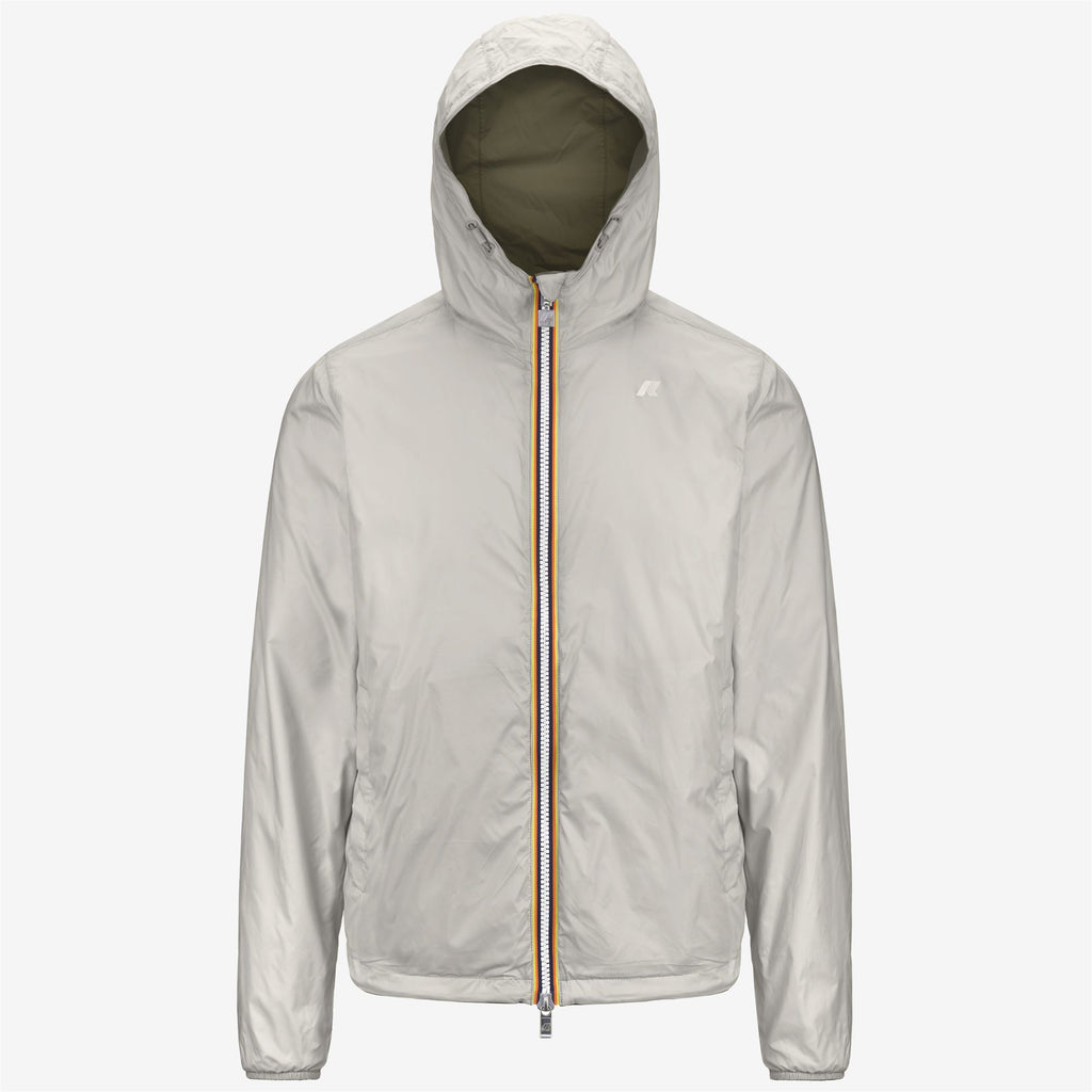 Jackets_MAN_JAKE PLUS.2 DOUBLE_Short_Green Lichen - BEIGE LT - Commercial 2