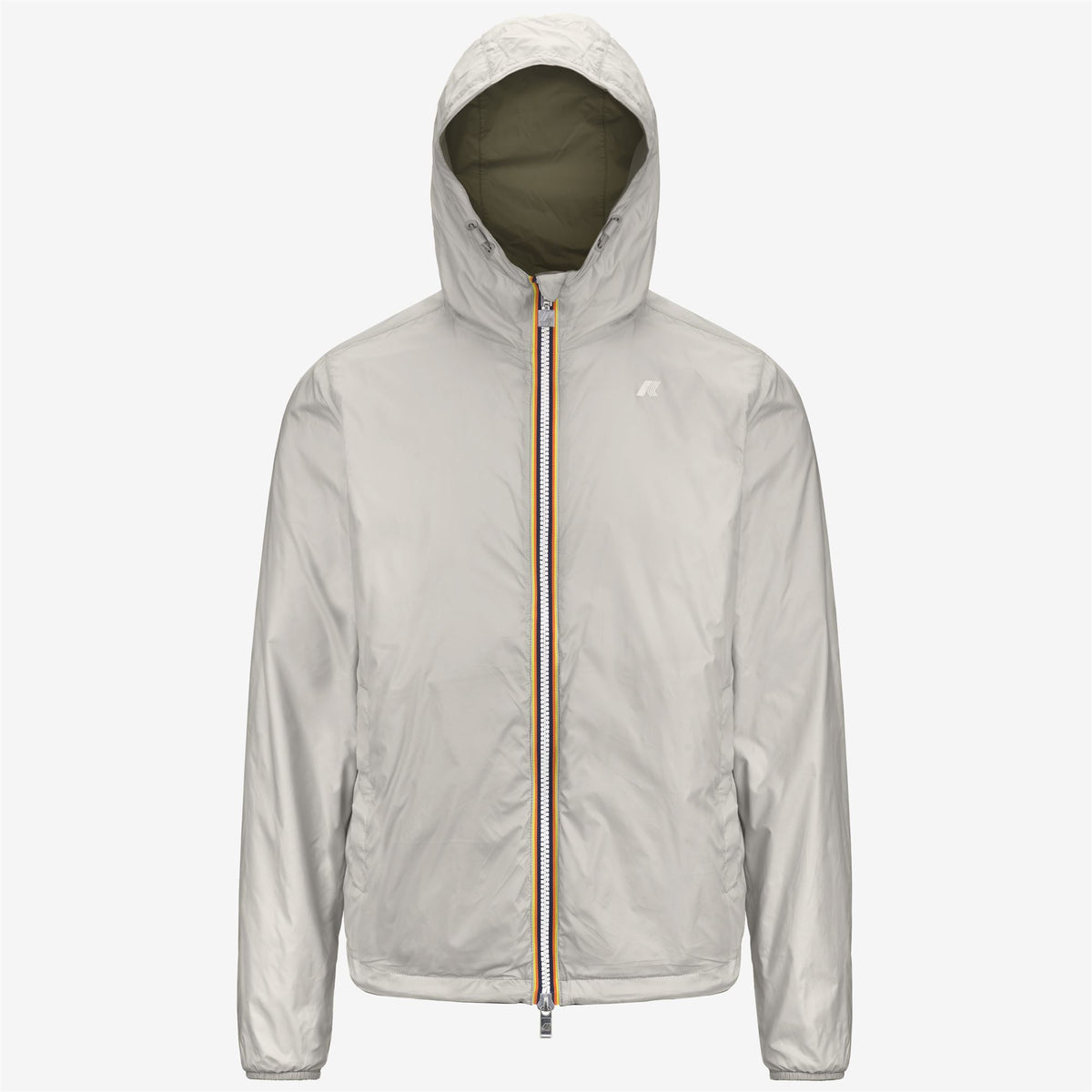 Jackets_MAN_JAKE PLUS.2 DOUBLE_Short_Green Lichen - BEIGE LT - Commercial 2