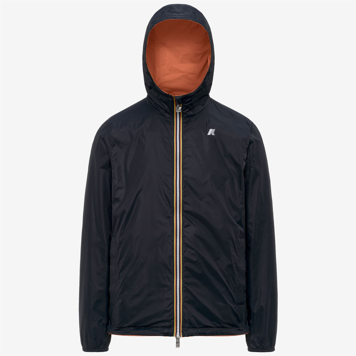 Jackets_Man_JAKE PLUS.2 DOUBLE_Short_Orange Brownish - Blue Depth - Commercial 2