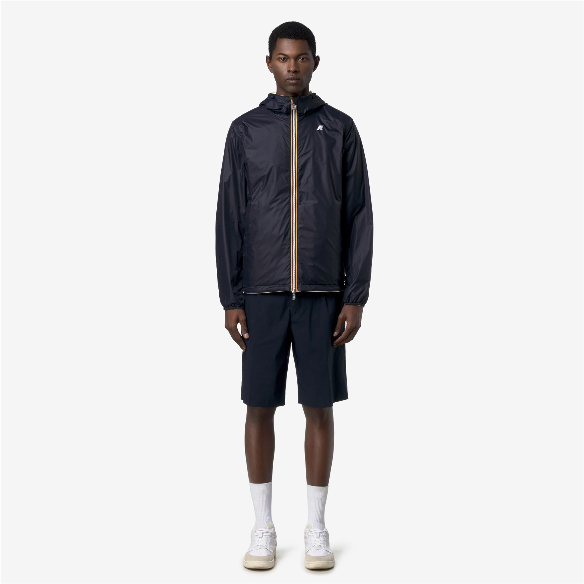 Jackets_Man_JAKE PLUS.2 DOUBLE_Short_Yellow Lime - Blue Depth - Commercial 7