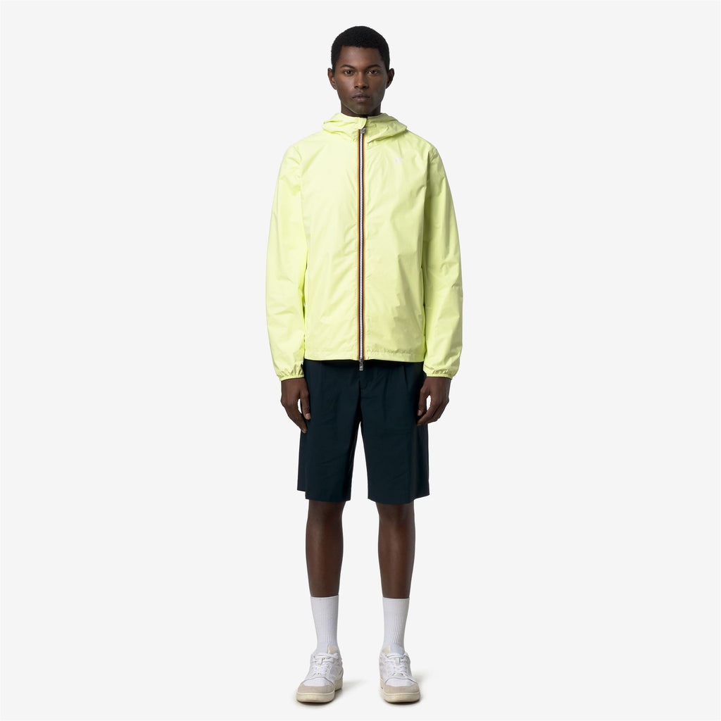Jackets_Man_JAKE PLUS.2 DOUBLE_Short_Yellow Lime - Blue Depth - Commercial 4